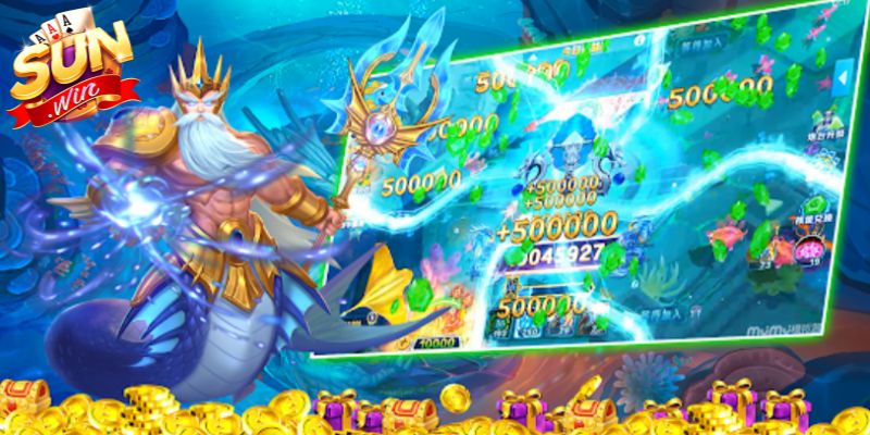 Hiệu ứng vực sâu làm nổi bật thế giới Bắn Cá Abyss Treasure